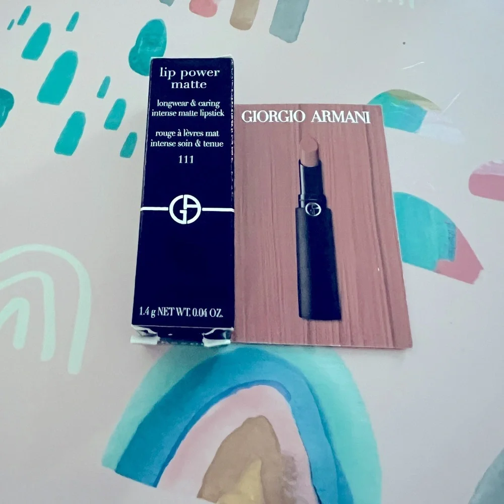 GIORGIO ARMANI LIP POWER LONG-LASTING MATTE LIPSTICK